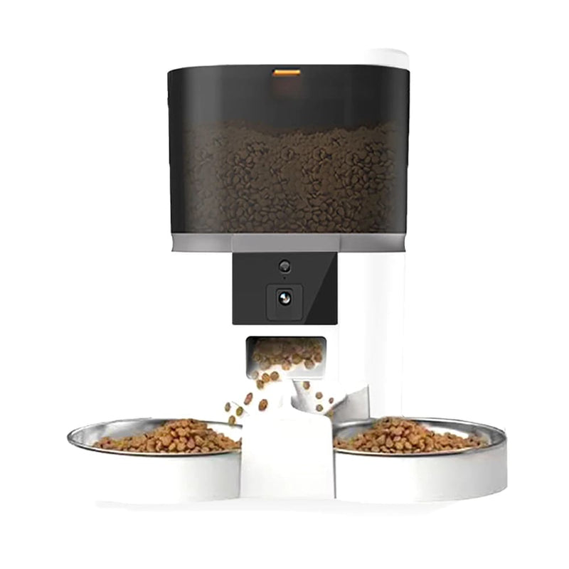 Alimentador Automático Inteligente Pet com Gravador de Câmera de Vídeo e com Aplicativo para Controle Remoto