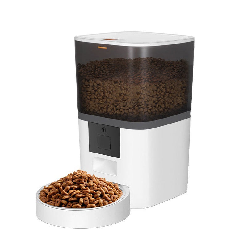 Alimentador Automático Inteligente Pet com Gravador de Câmera de Vídeo e com Aplicativo para Controle Remoto