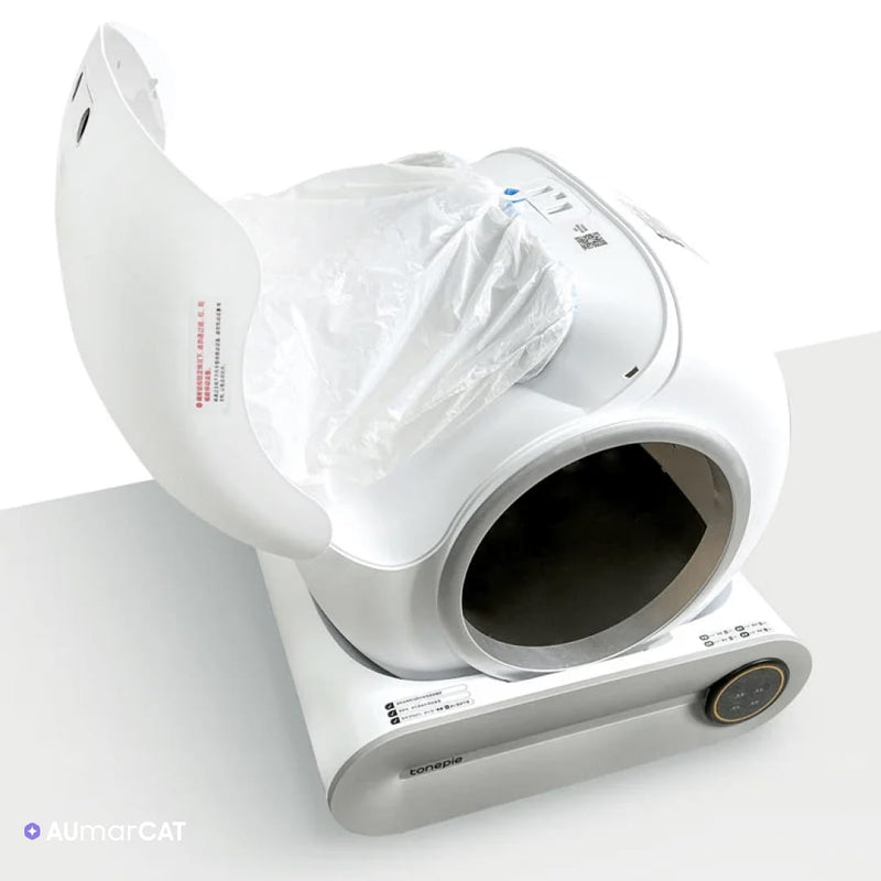 Sacos de Polietileno com Forro Resistente Ideal para Caixa de Areia para Gatos - Saco adicionado a Caixa de Areia Automática para Gatos com Inteligência Artificial - Aumarcat]
